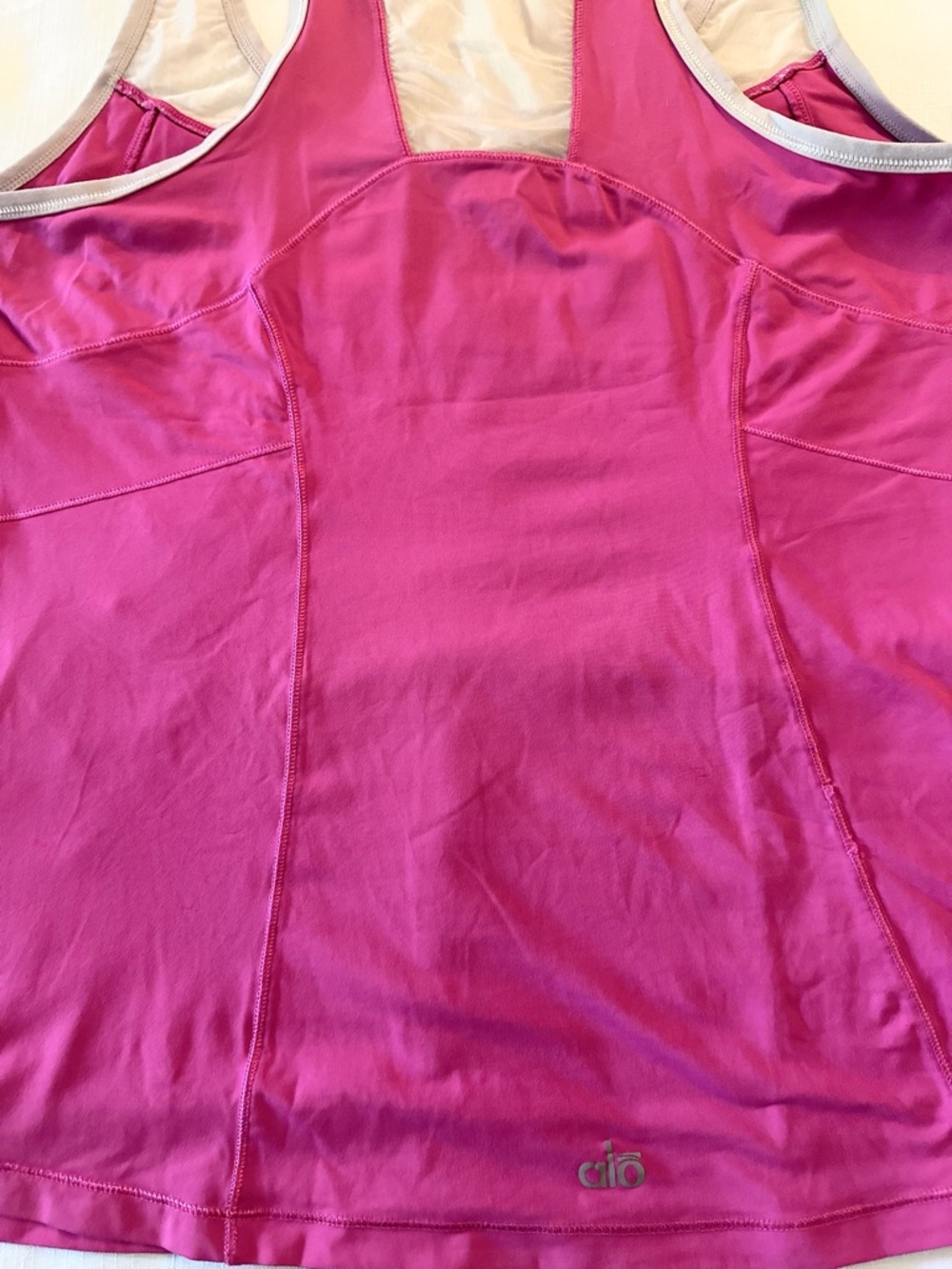 Pink Racerback Athletic Tank Top - Picture 13 of 13